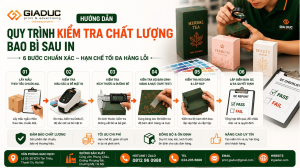 Hướng Dẫn Quy Trình Kiểm Tra Chất Lượng Bao Bì Sau In Chuẩn Nhất