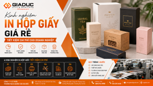 Kinh Nghiệm In Hộp Giấy Giá Rẻ Tiết Kiệm Chi Phí Cho Doanh Nghiệp