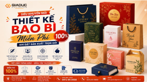 Siêu Khuyến Mãi Thiết Kế Bao Bì Miễn Phí Khi Đặt Sản Xuất Trọn Gói