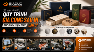 Tìm Hiểu Chi Tiết Quy Trình Gia Công Sau In Bao Bì Phổ Biến Hiện Nay