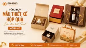 Tổng Hợp Mẫu Thiết Kế Hộp Quà Độc Đáo Bắt Trend Mới Nhất