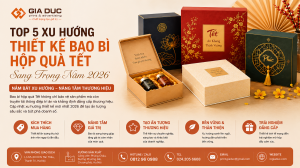 Top 5 Xu Hướng Thiết Kế Bao Bì Hộp Quà Tết Sang Trọng Năm 2026