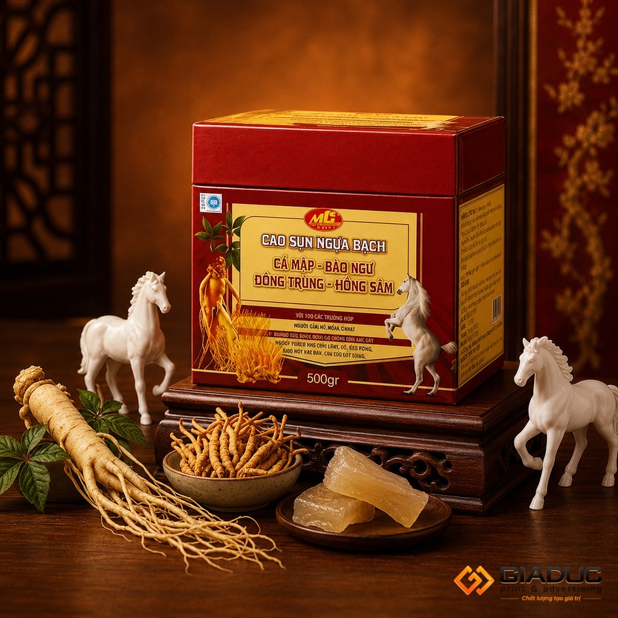 in hộp cứng đựng cao ngựa