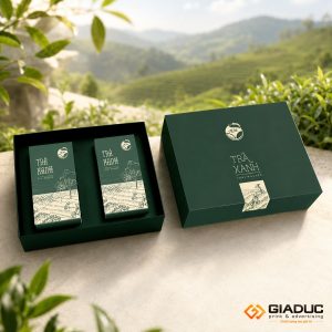 in hộp cứng đựng dược liệu kiểu âm dương