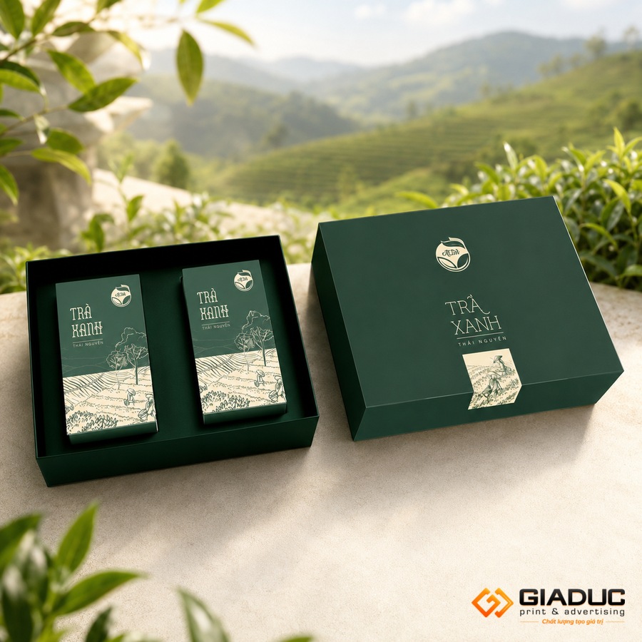 in hộp cứng đựng dược liệu kiểu âm dương