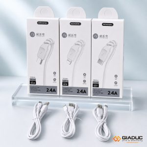 in hộp giấy đựng cáp sạc