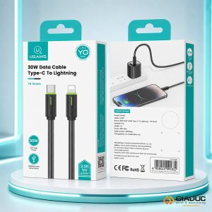 in hộp giấy đựng cáp sạc
