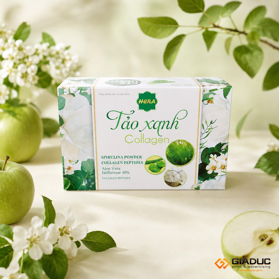 in hộp giấy đựng collagen