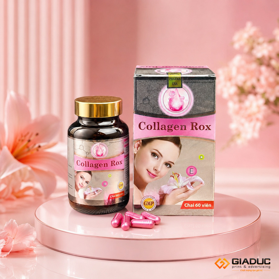in hộp giấy đựng collagen