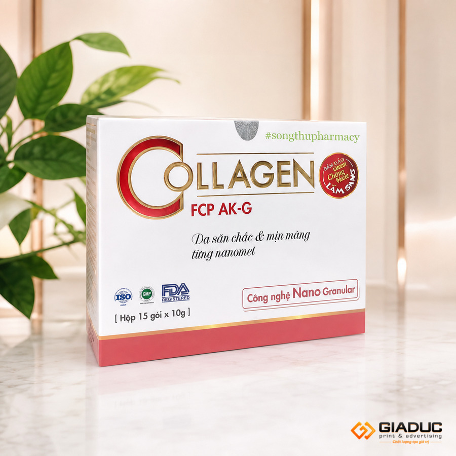 in hộp giấy đựng collagen