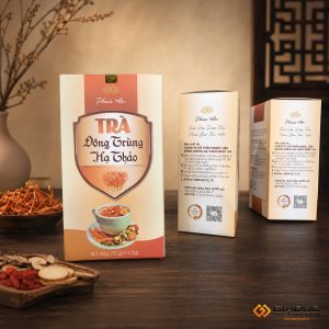 in hộp giấy đựng đông trùng hạ thảo