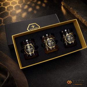 in hộp giấy đựng mật ong