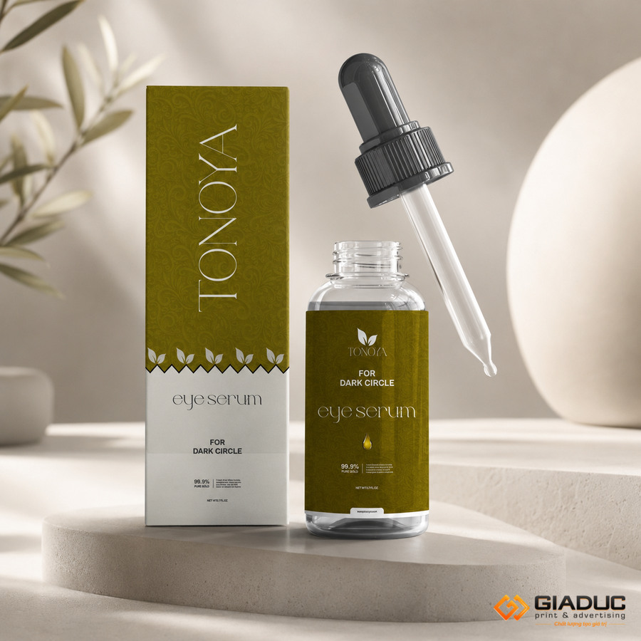 in hộp giấy đựng serum