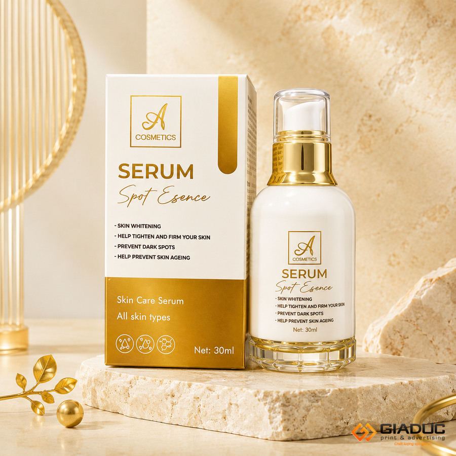in hộp giấy đựng serum