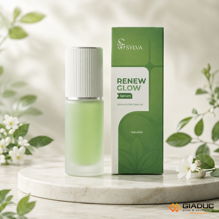 in hộp giấy đựng serum