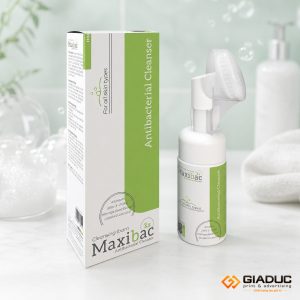 in hộp giấy đựng sữa rửa mặt