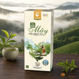 in hộp giấy đựng trà