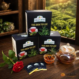 in hộp giấy đựng trà túi lọc