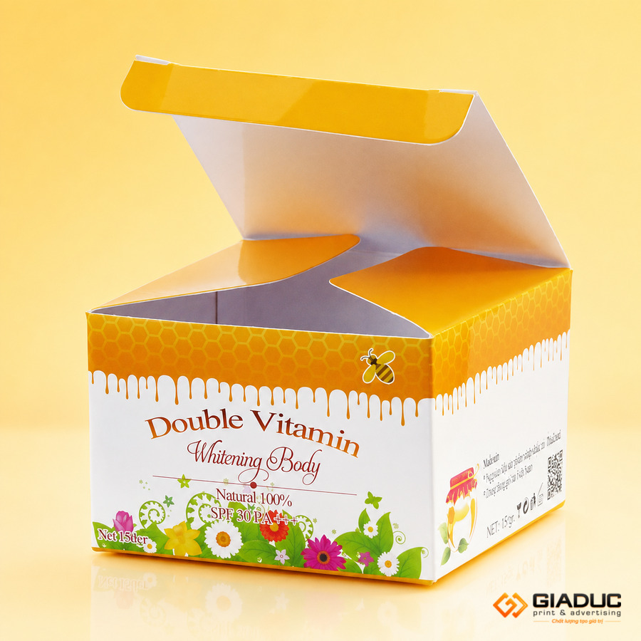 in hộp giấy thực phẩm chức năng vitamin