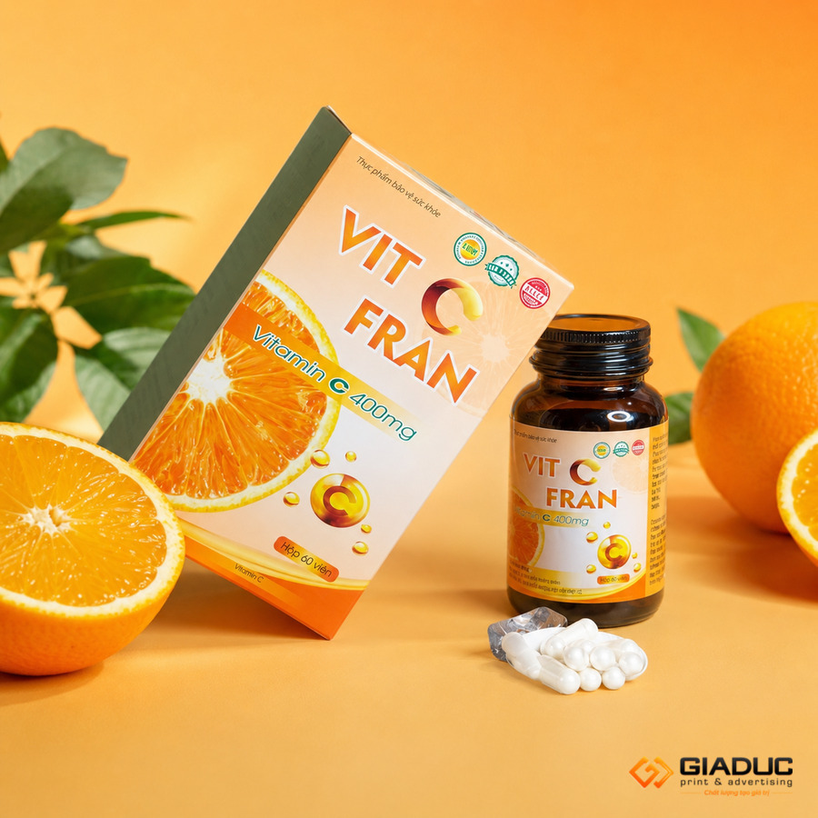 in hộp giấy thực phẩm chức năng vitamin