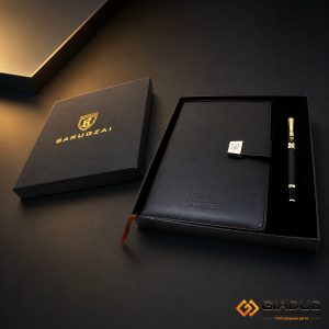 in hộp quà đựng sổ tay bút ký
