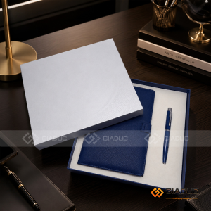 in hộp quà đựng sổ tay bút ký