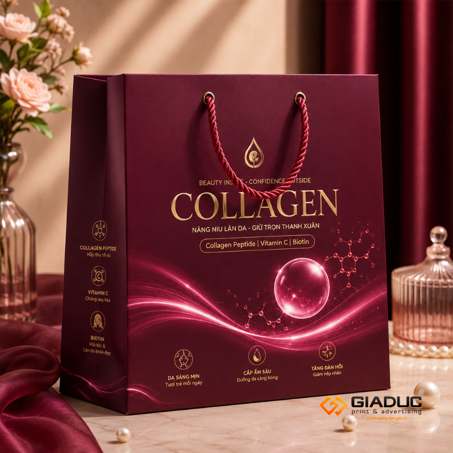 in túi giấy đựng collagen 1
