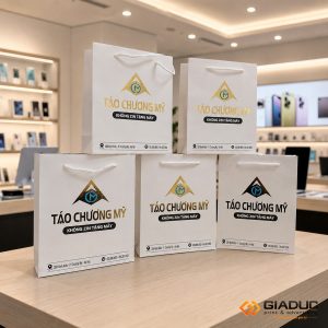 in túi giấy đựng điện thoại