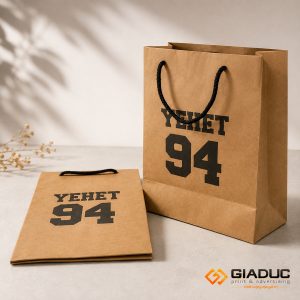 in túi giấy đựng giày dép