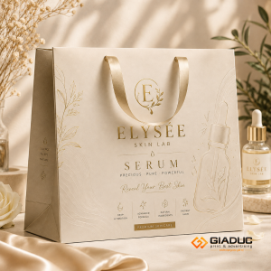 in túi giấy đựng serum 1