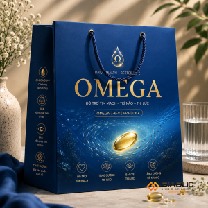 in túi giấy đựng thực phẩm chức năng omega 1
