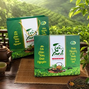 in túi giấy đựng trà