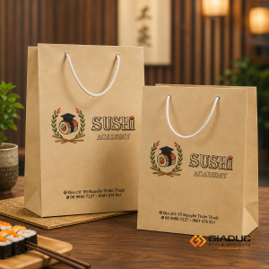 in túi giấy nhà hàng Nhật Bản 1