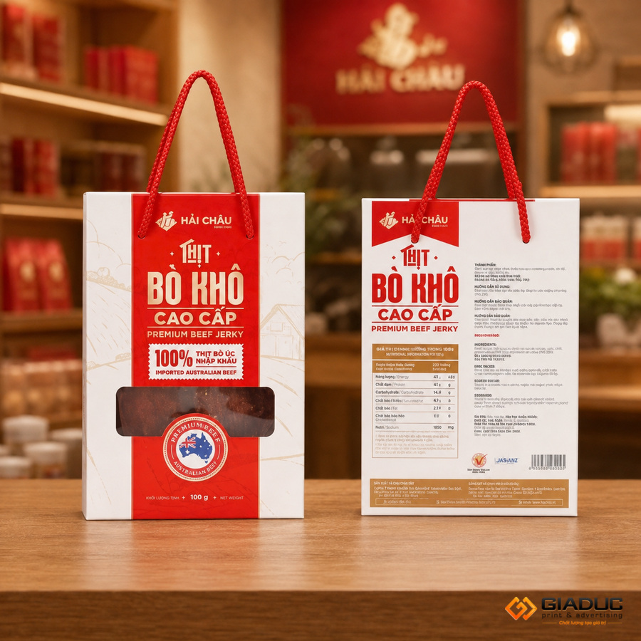 in túi giấy quảng cáo