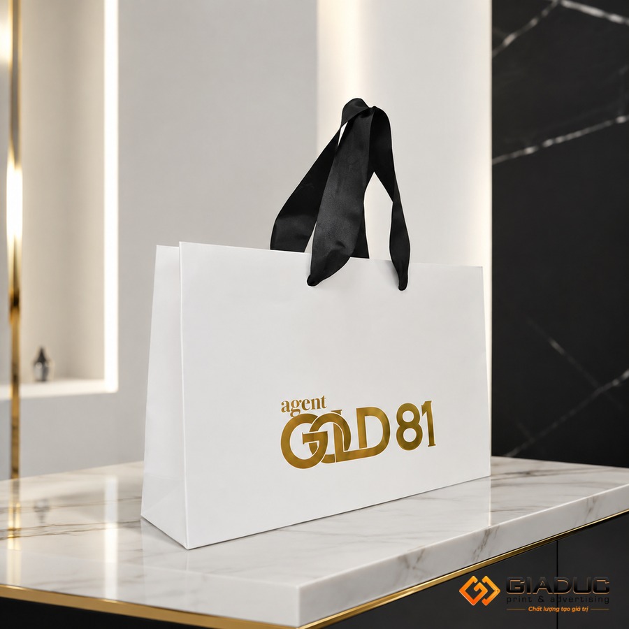 in túi giấy shop thời trang