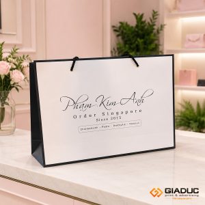 in túi giấy shop thời trang